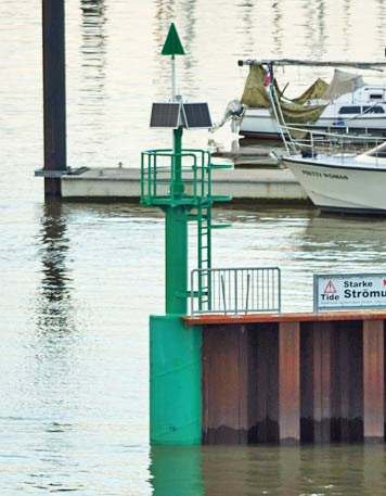 Yachthafen Wedel Westeinfahrt Steuerbord, Juni 2026 Wedel Westeinfahrt Steuerbord