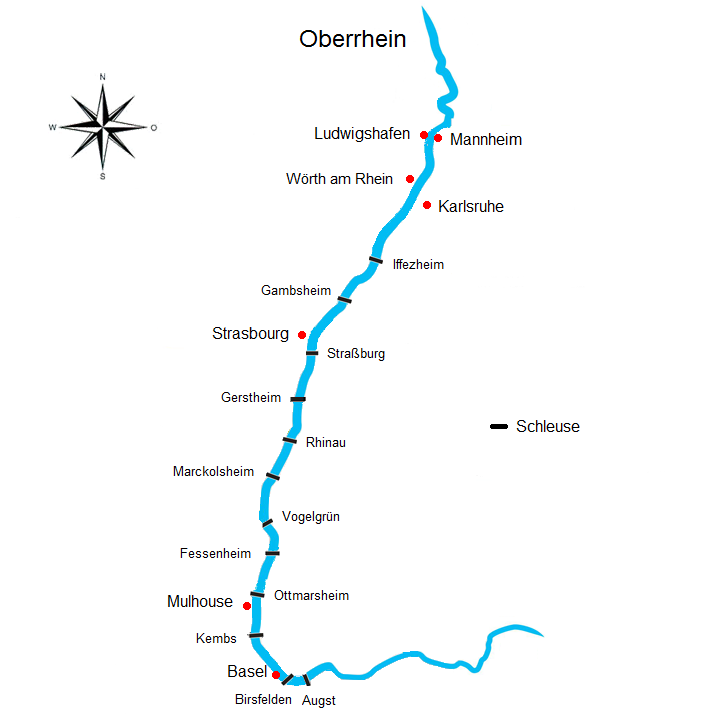 Der Oberrhein (km 167–529)