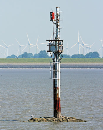 Oberfeuer Norddeich Einfahrt Altes Oberfeuer Norddeich Einfahrt