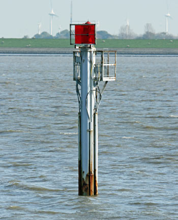 Unterfeuer Norddeich Einfahrt Altes Unterfeuer Norddeich Einfahrt