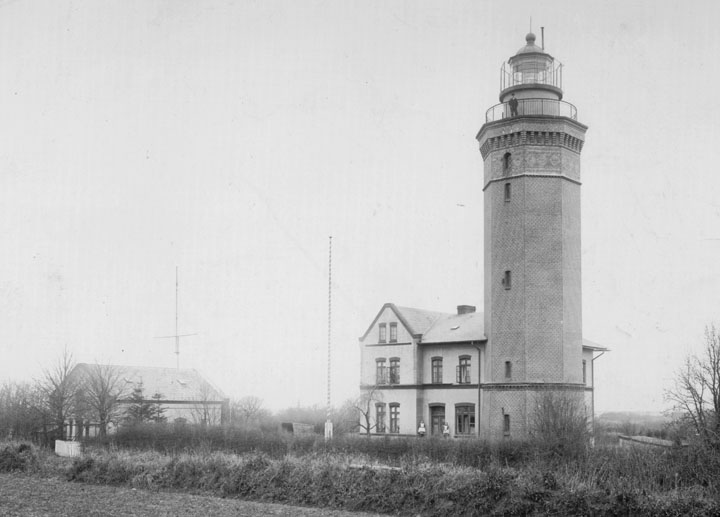 Leuchtturm Dahmeshved im 19. Jahrhundert