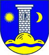 Wappen mit dem Gmnitzer Turm