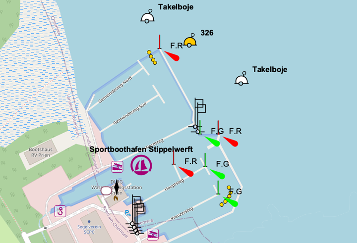 Molenfeuer am Sportboothafen Stippelwerft