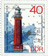 40 Pfennig Briefmarke 'Greifwalder Oje'