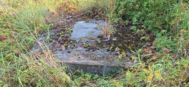 Fundament vom Unterfeuer Kirchdorf