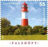 Briefmarke Leuchtturm Falshöft