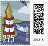 Briefmarke Leuchtfederstift