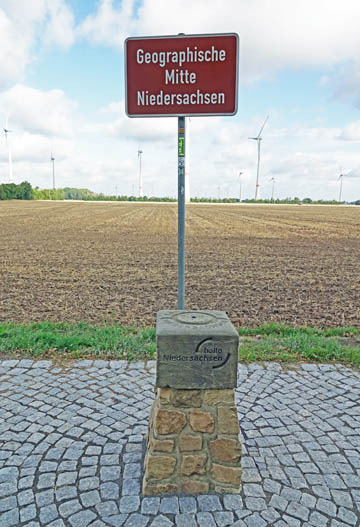 Geographischer Mittelpunkt Niedersachsens
