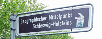Geographischer Mittelpunkt Schleswig-Holsteins