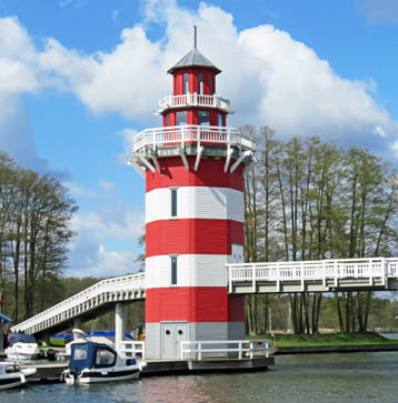 Leuchtturm Hafenort Rheinsberg