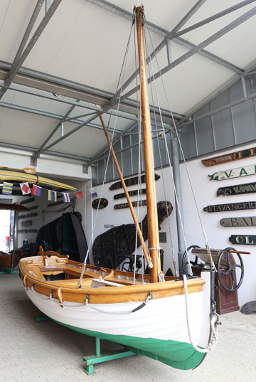 Ruderrettungsboot im Husumer Schifffahrtsmuseum