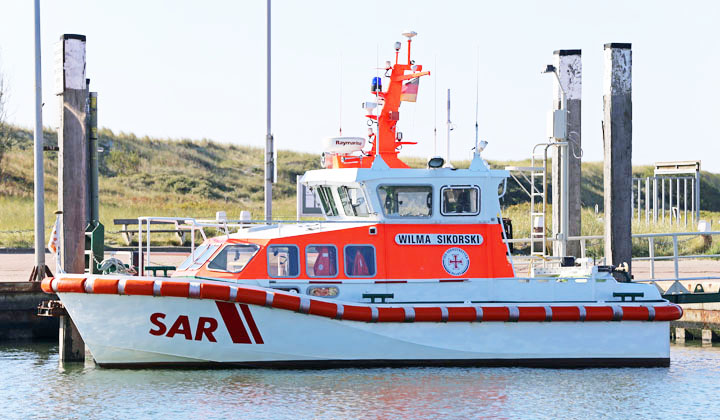 Seenotrettungsboot WILMA SIKORSKI auf Wangerooge